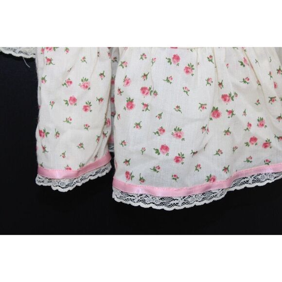 Vintage JCPenney Toddler Time 6m Floral Print Lace Trim Dress - Picture 5 of 11